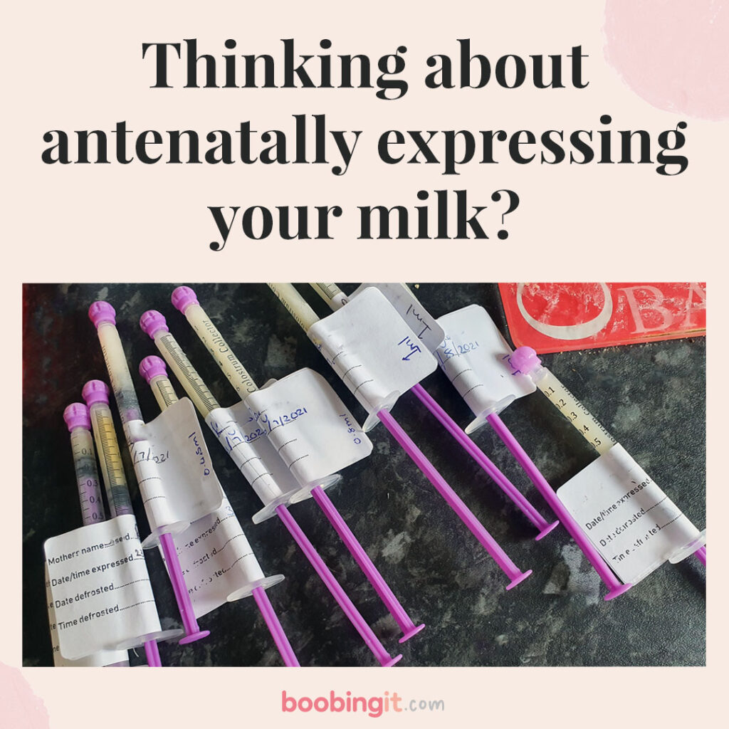 Thinking About Antenatally Expressing Your Breast Milk?