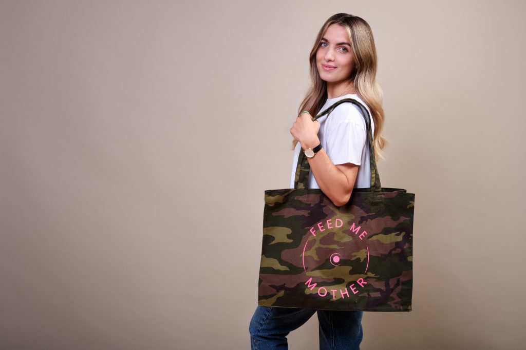 Feed Me Mother tote bag