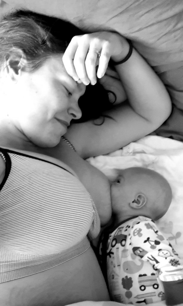 side lying breastfeeding position