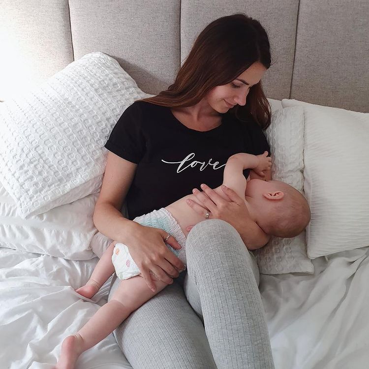 laid back breastfeeding
