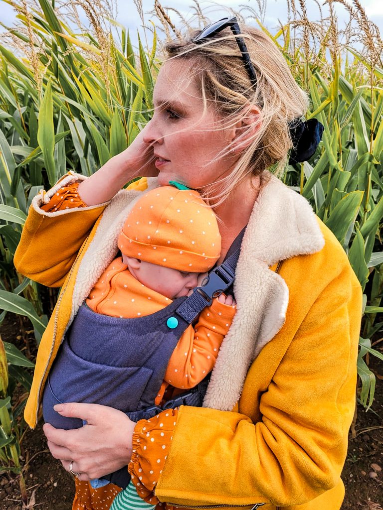 Breastfeeding at the pumpkin patch