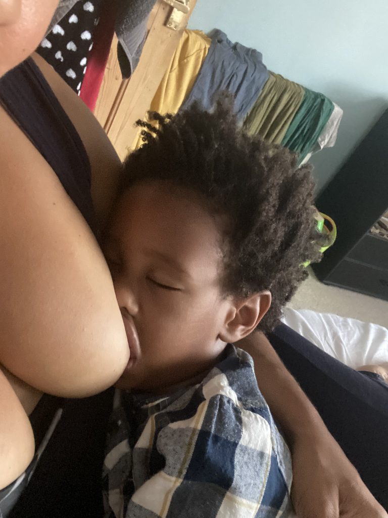 feeling touched out when breastfeeding