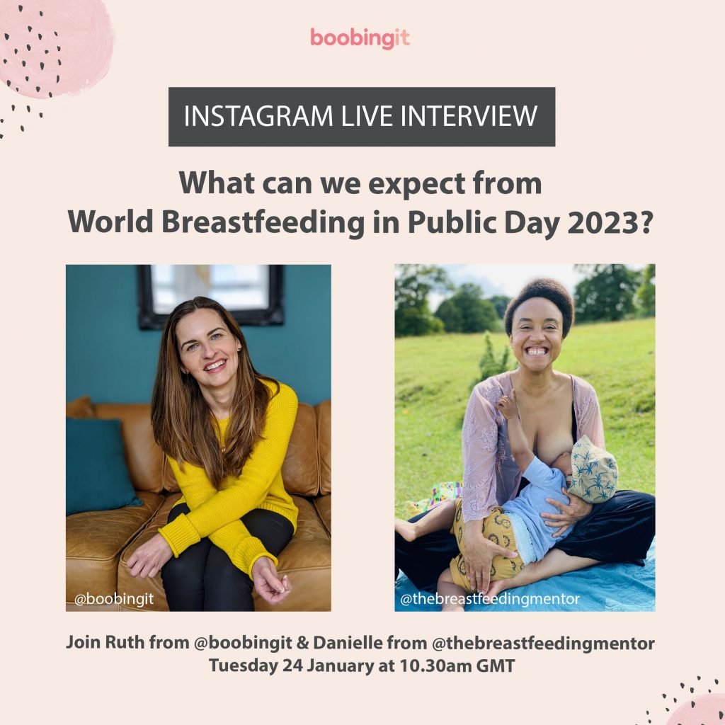 World Breastfeeding in Public Day 2023, Instagram live event