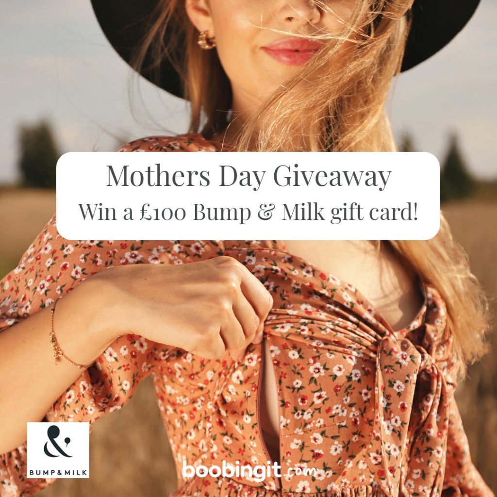 Win a Bump&Milk gift card for Mothers Day