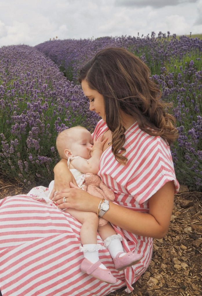 Breastfeeding at Cotswold Lavender