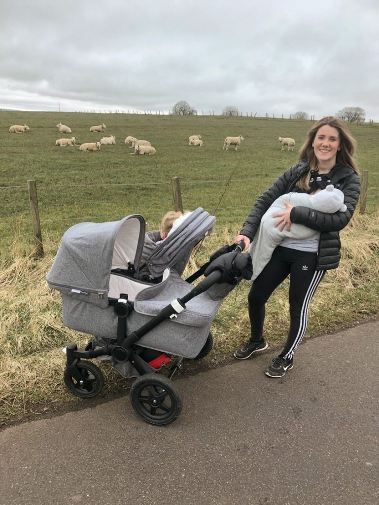 breastfeeding in the Scottish outdoors