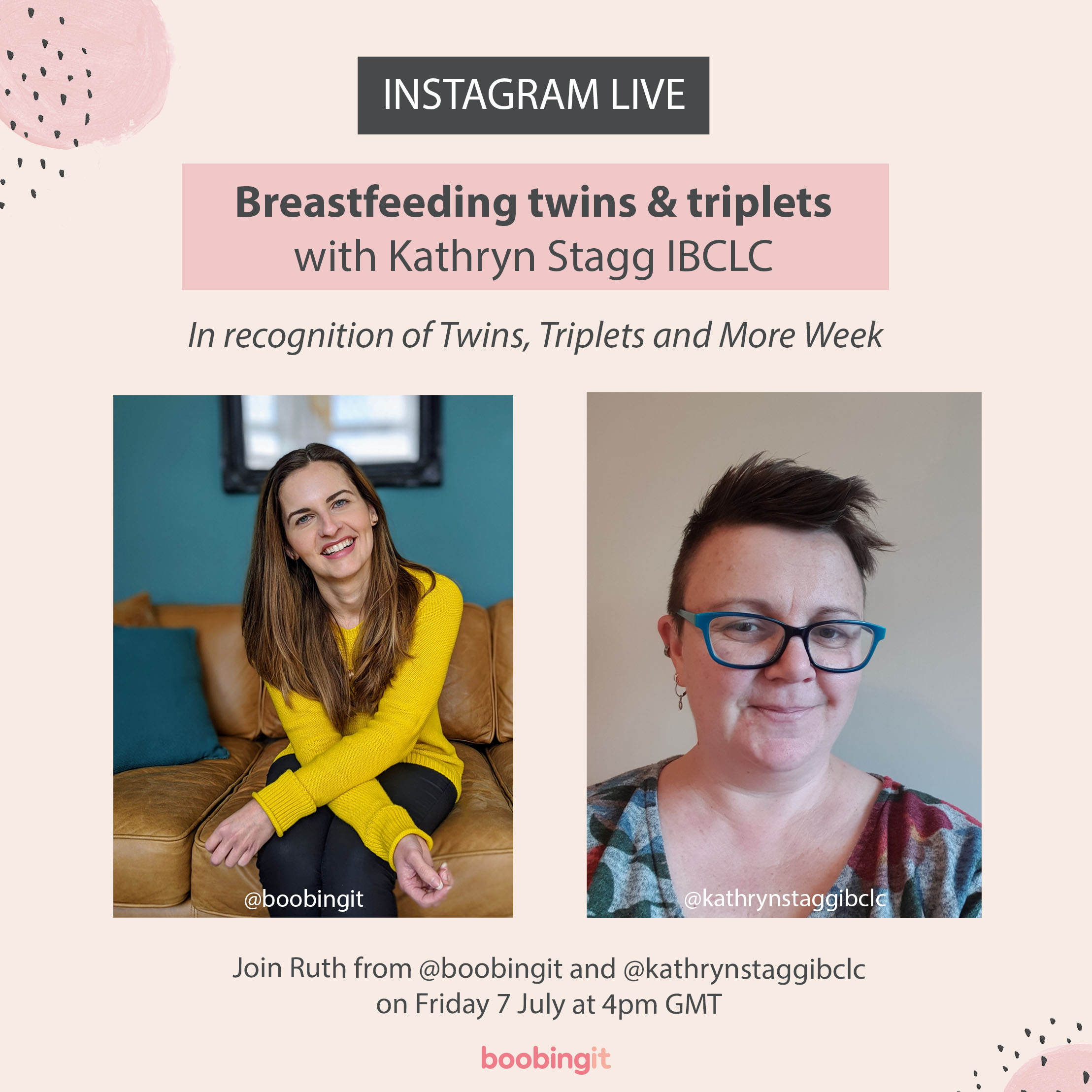 Breastfeeding twins & triplets - live stream 