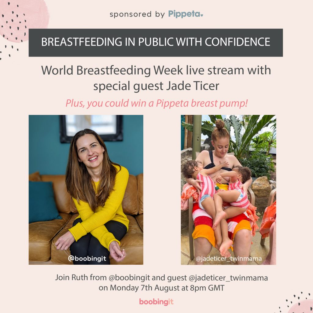 Live stream with Jace Ticer - breastfeeding in public with confidence