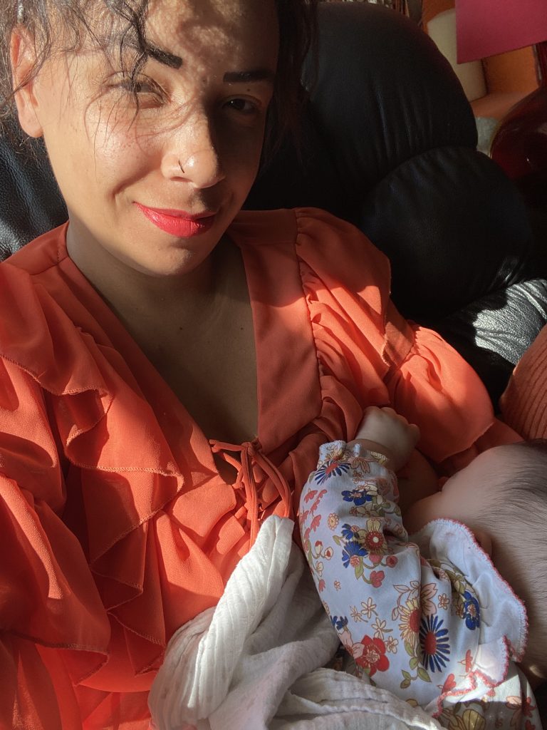 Faith shares her survival tips for breastfeeding 