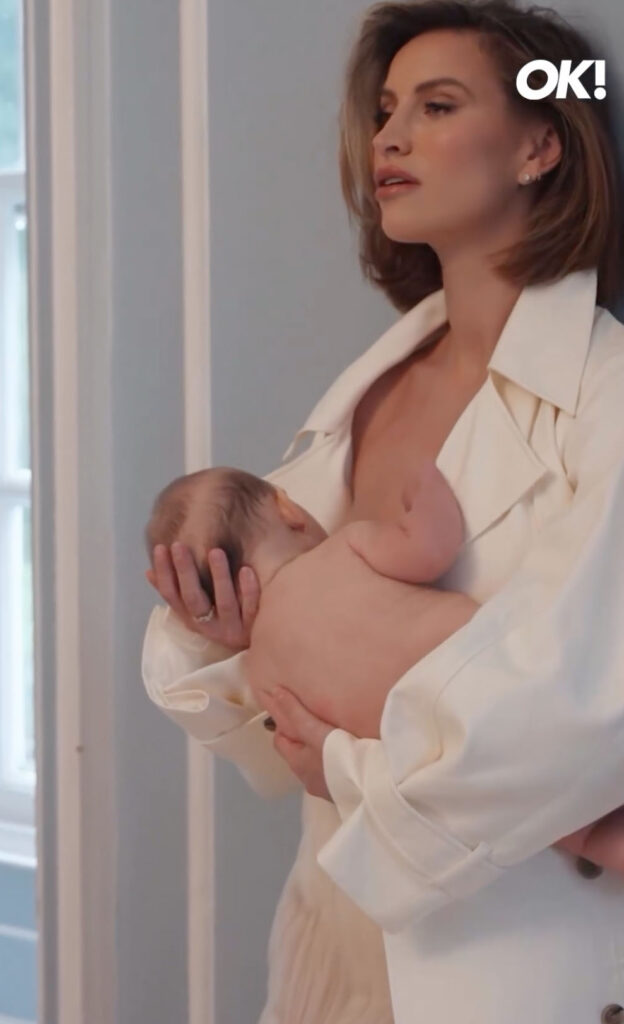 Fern McCann breastfeeding photoshoot, January 2024