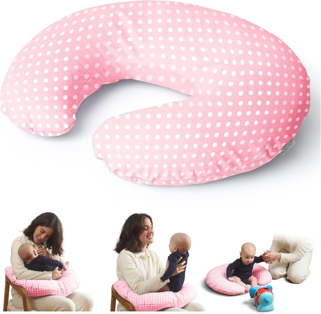 pink breastfeeding pillow