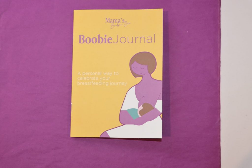 The Boobie Journal is a breastfeeding journal by Petrina O'Halloran from Mamas Boobie Box