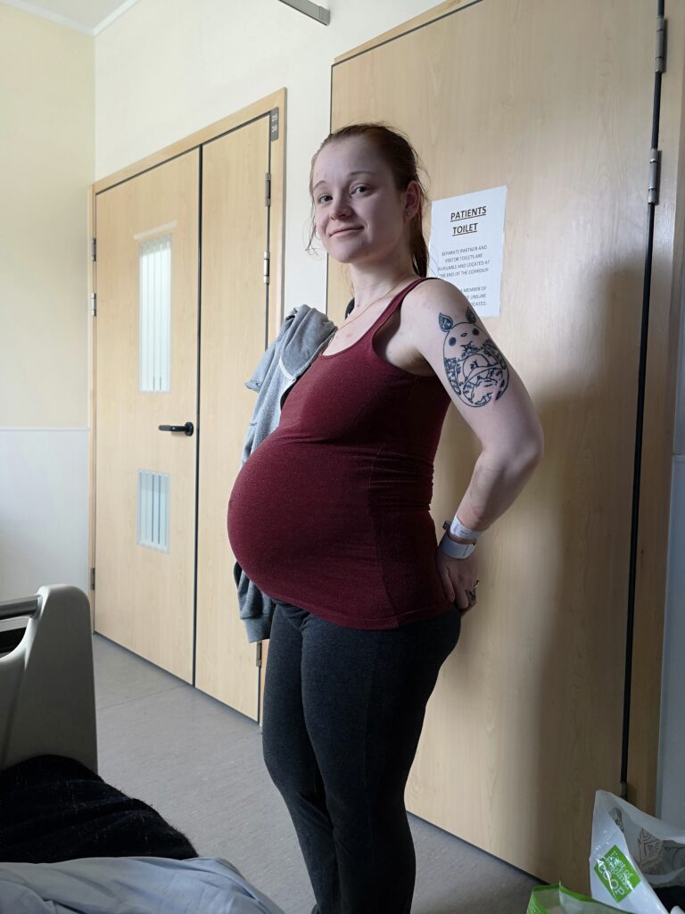 Sophie Nichols, pregnant and diabetic