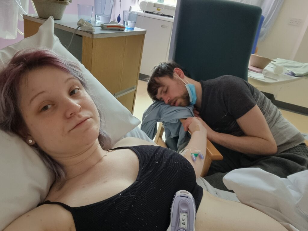 Diabetic pregnant mum in hospital - Sophie Nichols