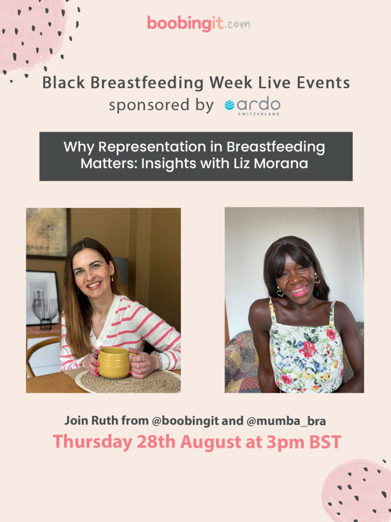 Black Breastfeeding Week 2025 live event - Liz Morana from Mumba Bra