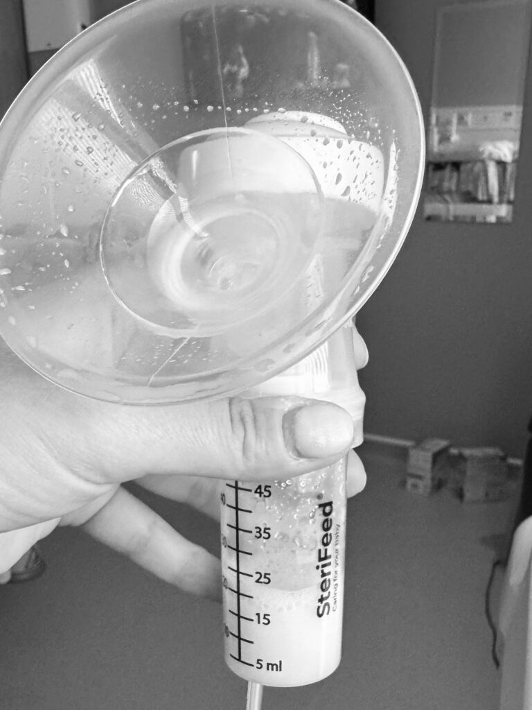 expressed milk for baby in NICU