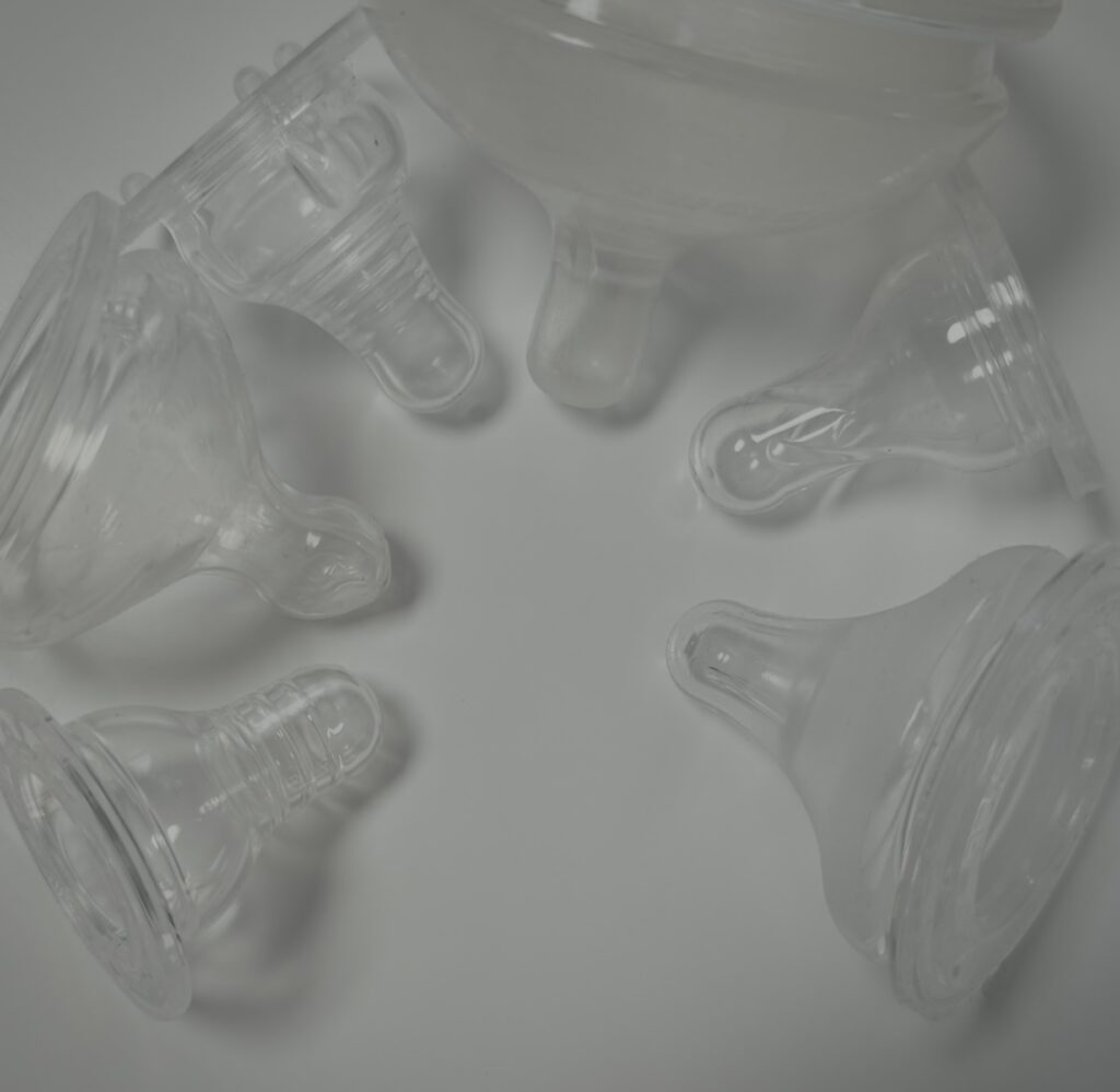 image showing a variety of baby bottle teats
