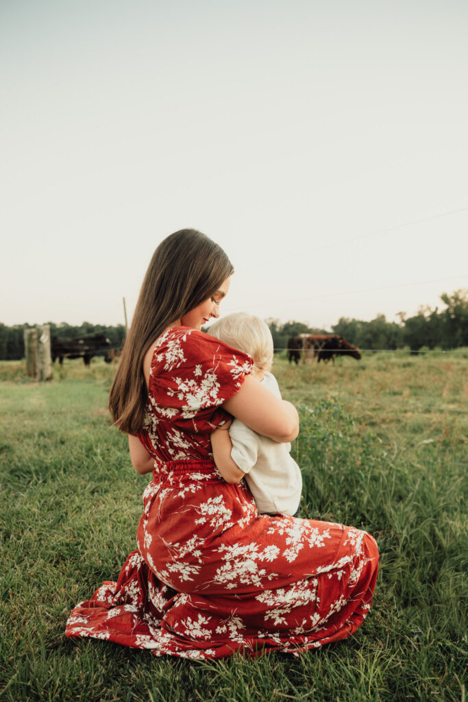 Savannah McIvor breastfeeding toddler son