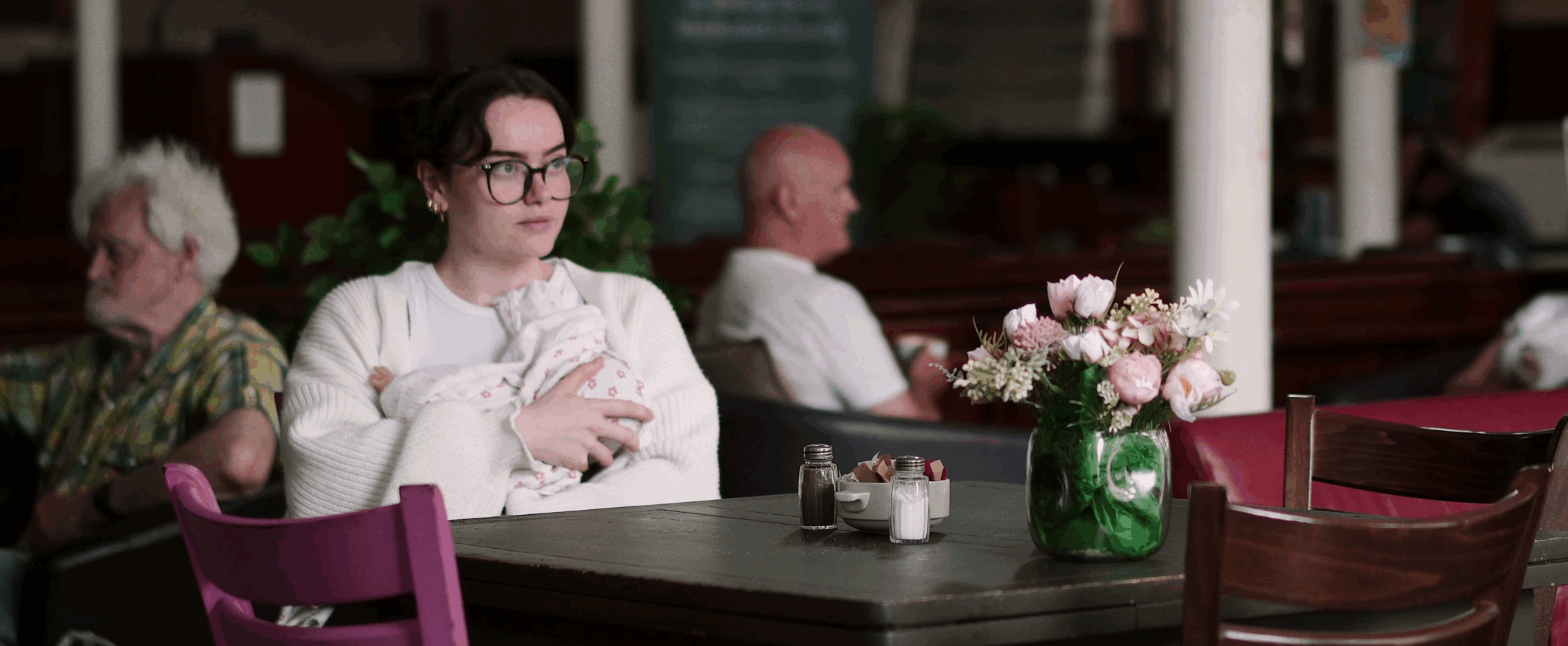 Still from the short film 'Just a Coffee'